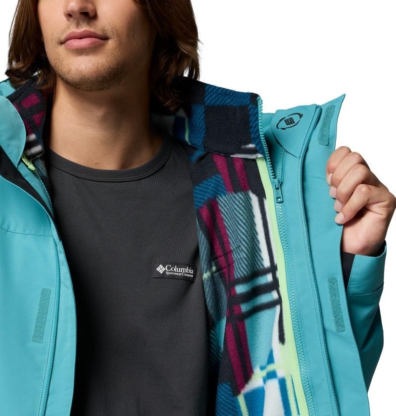Bugaboo IV Fleece Interchange Jacket, Tall - Mens - teal / black 1