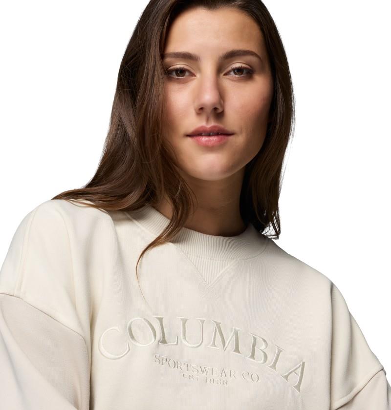 Bugasweat Graphic Crew - Womens - chalk / dark stone 1