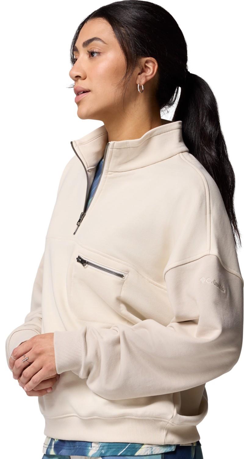 Bugasweat Half-Zip - Womens - chalk / dark stone 1
