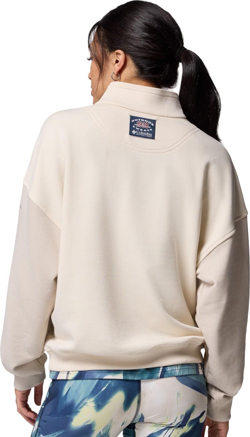 Bugasweat Half-Zip - Womens - chalk / dark stone 1