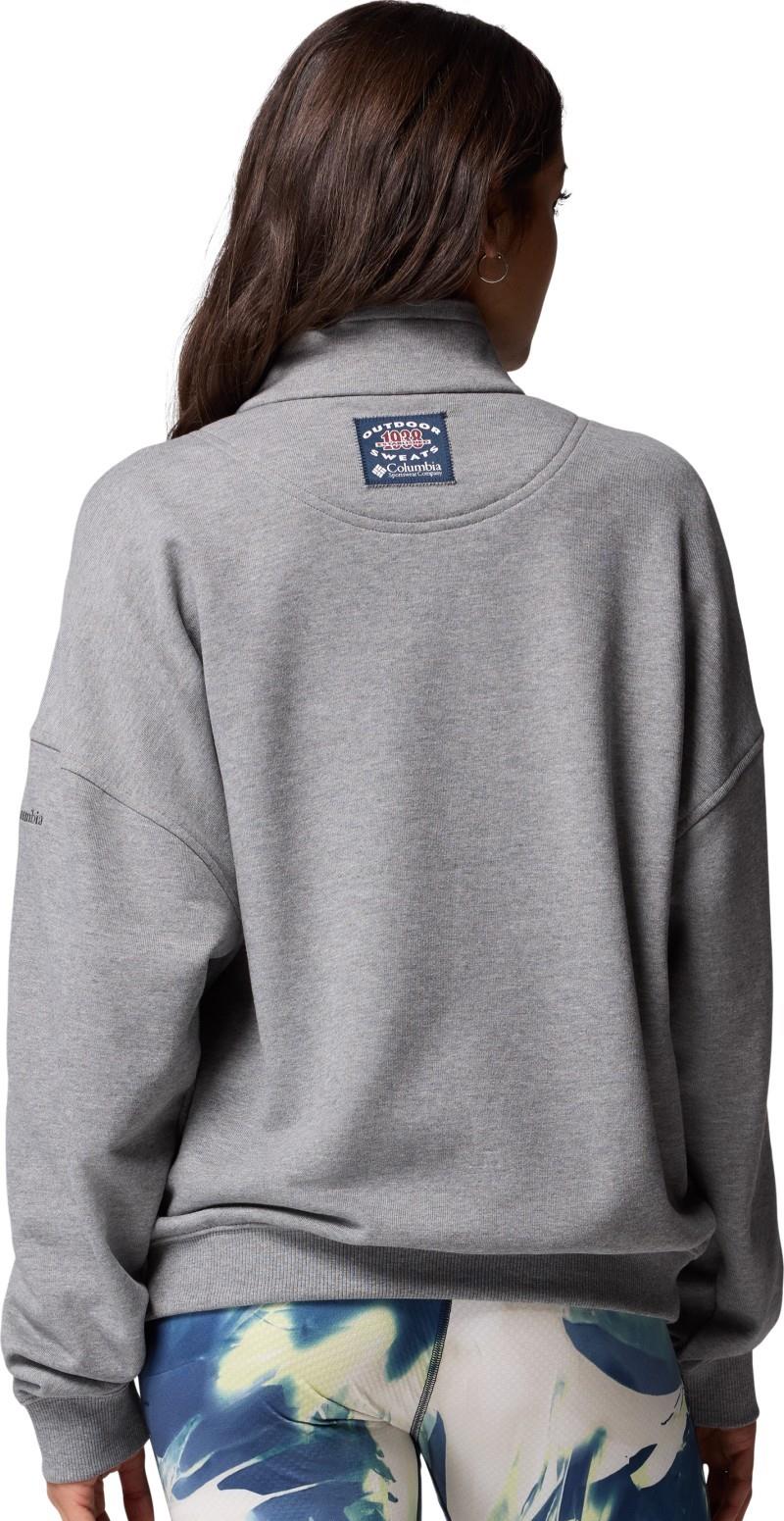 Bugasweat Half-Zip - Womens - city grey heather 1