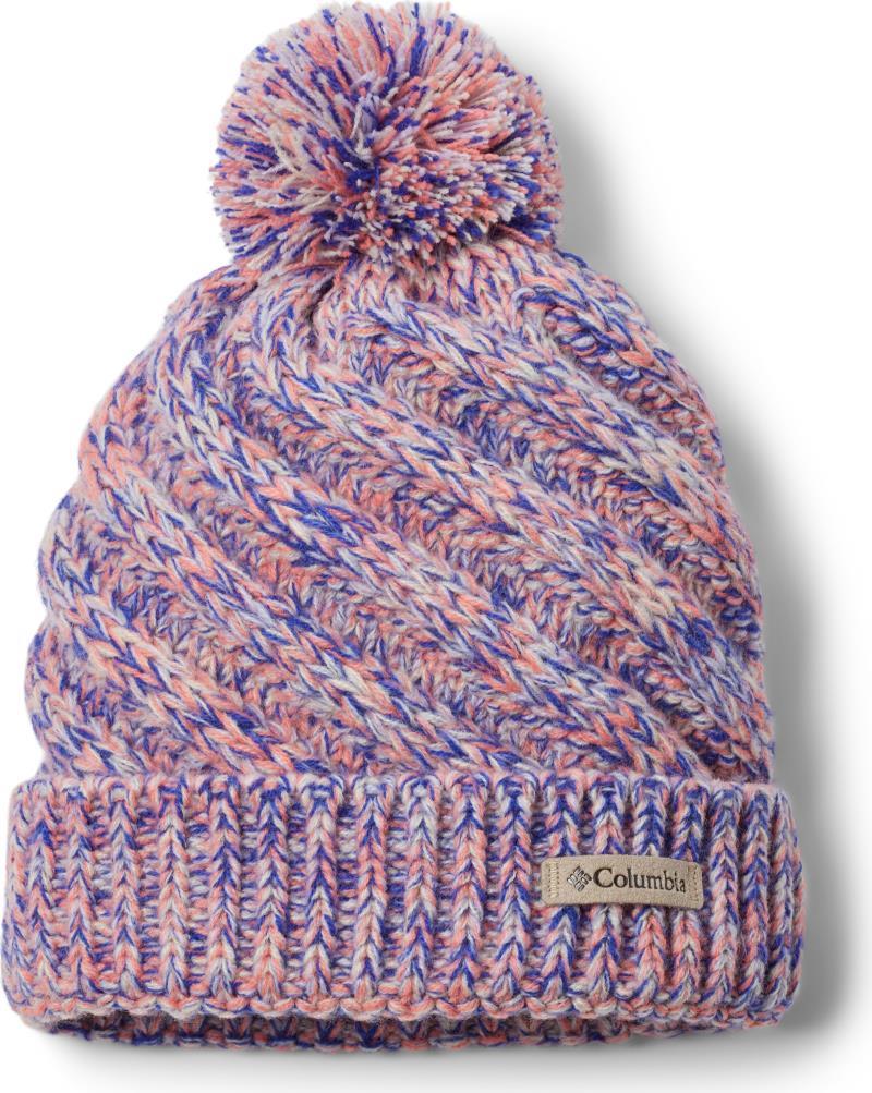 Bundle Up Beanie - Youth - Clematis Blue / Hot Coral / Snowdrift / Chalk 1