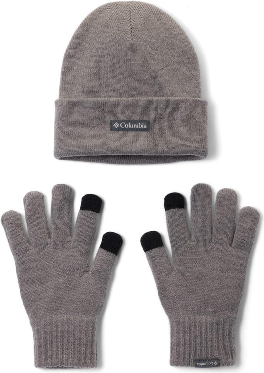 CSC Beanie And Glove Set - city grey heather 1