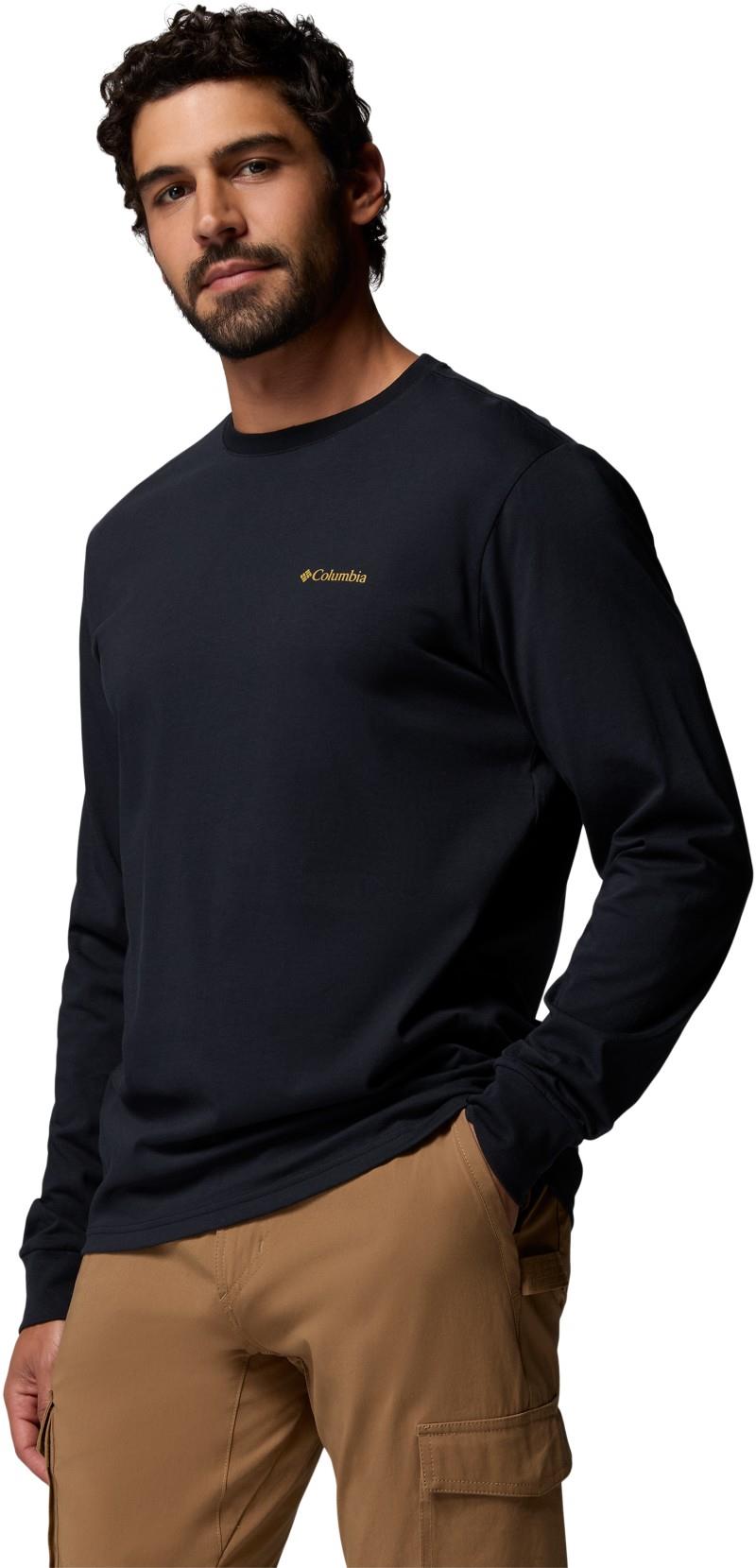 CSC Graphic LS Tee - Mens - black banner badge 1