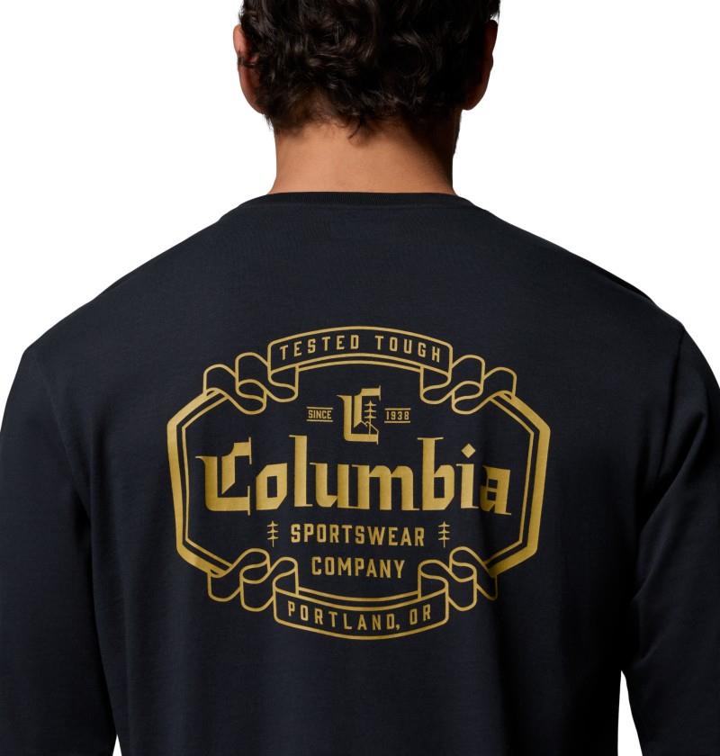 CSC Graphic LS Tee - Mens - black banner badge 1