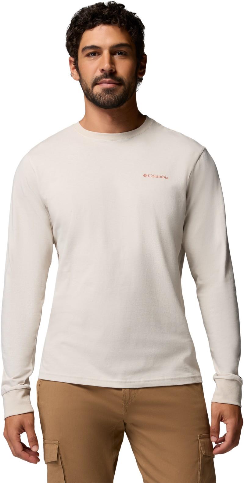 CSC Graphic LS Tee - Mens - dark stone banner badge 1