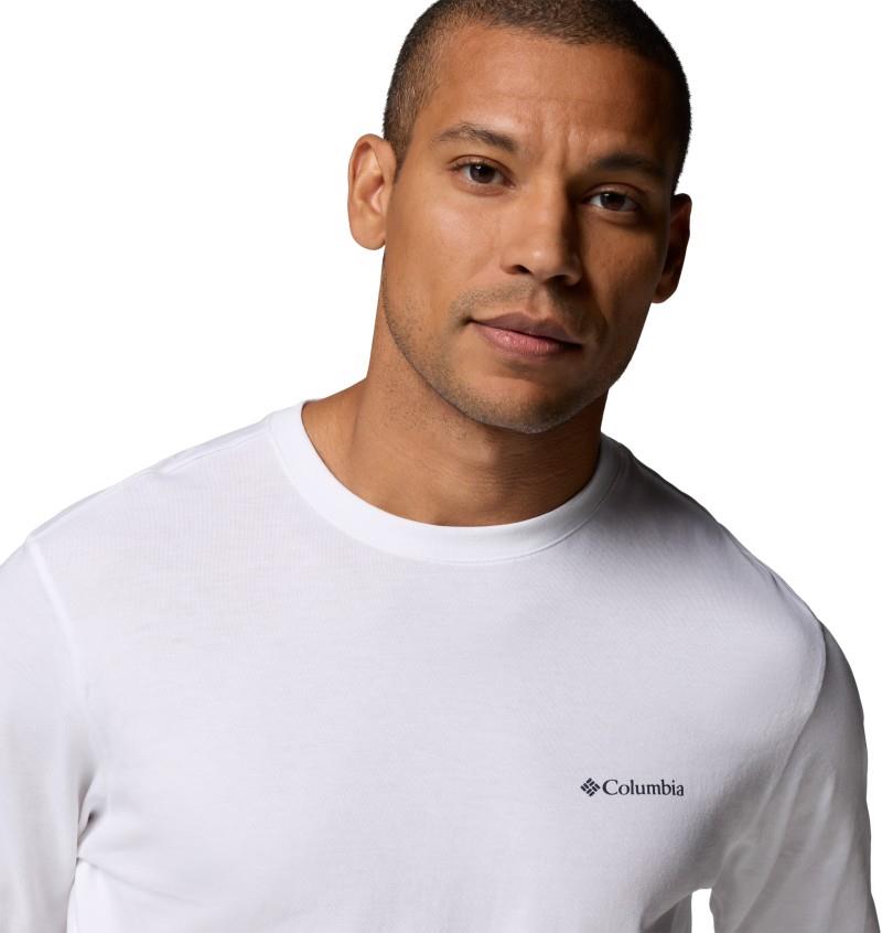 CSC Graphic LS Tee - Mens - white textured scene 1