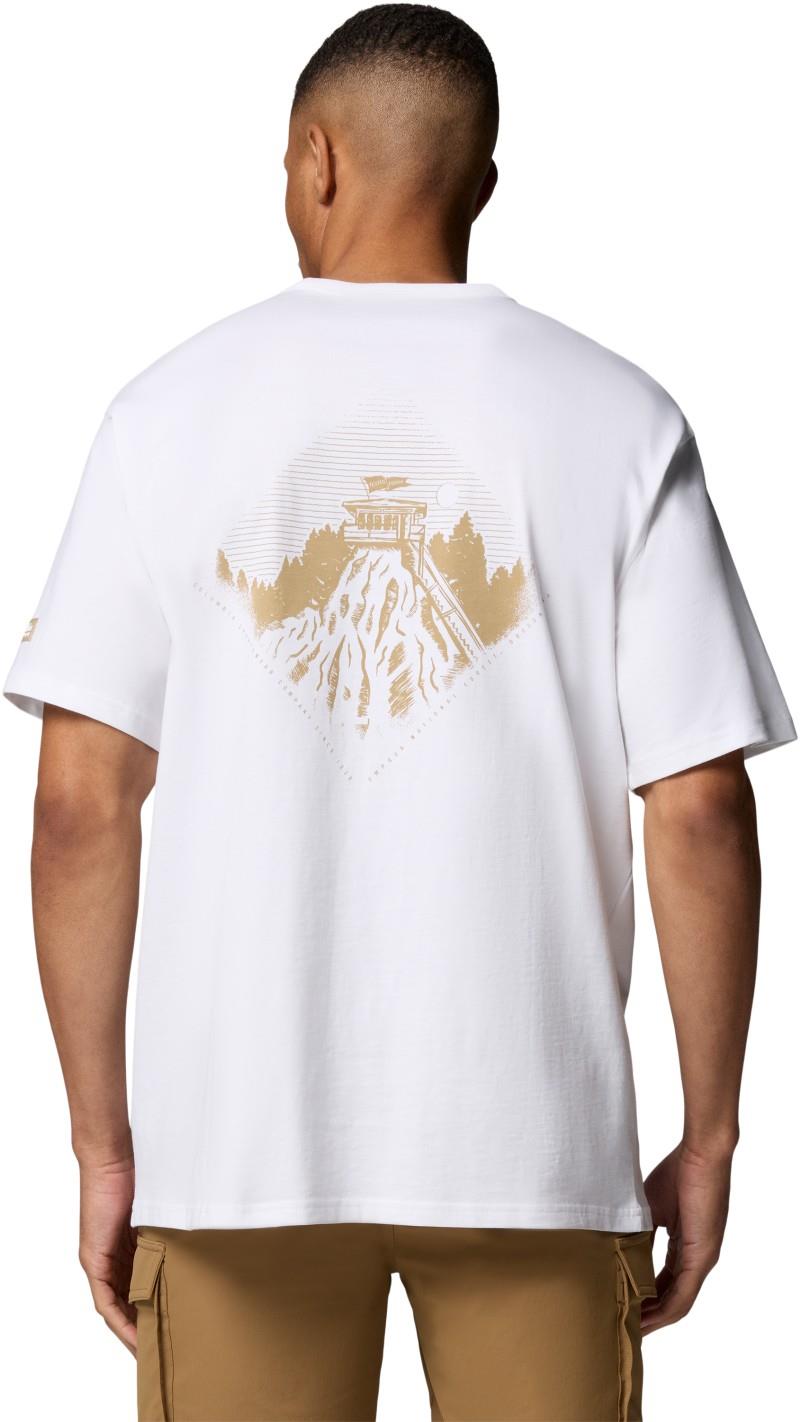 CSC Heavyweight Back Graphic Tee - Mens - white / heritage 1
