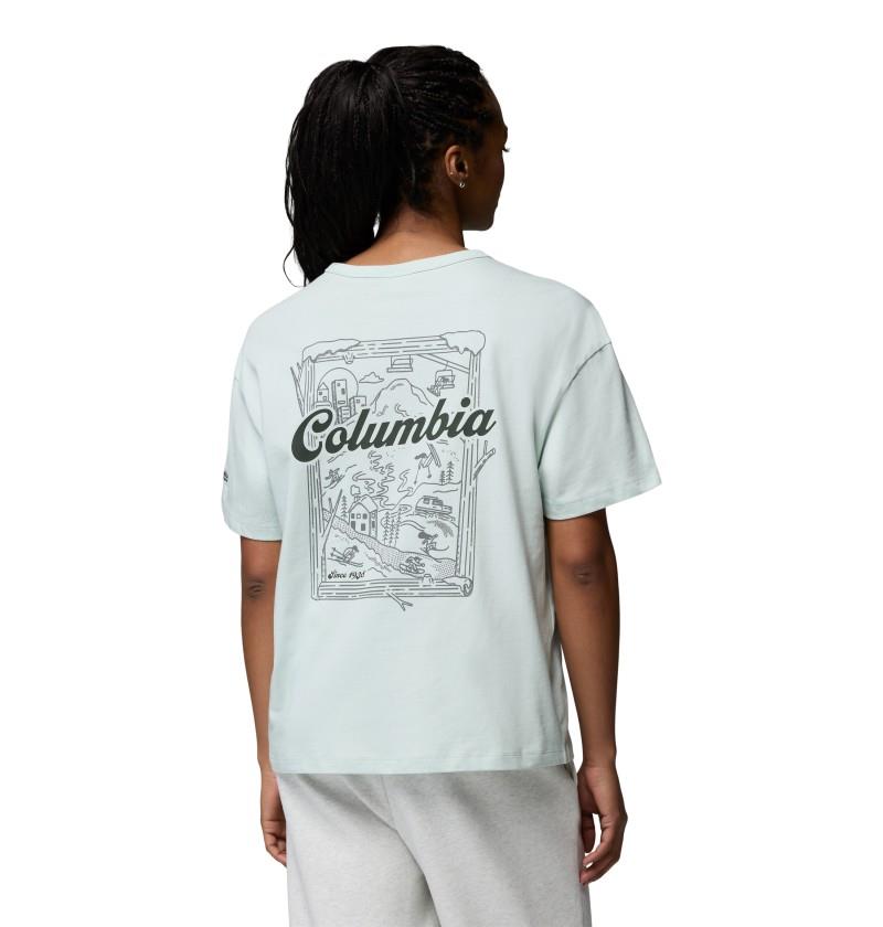 CSC Heavyweight Graphic Tee - Womens - tea light / wintery excitement 1
