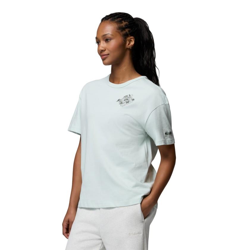 CSC Heavyweight Graphic Tee - Womens - tea light / wintery excitement 1