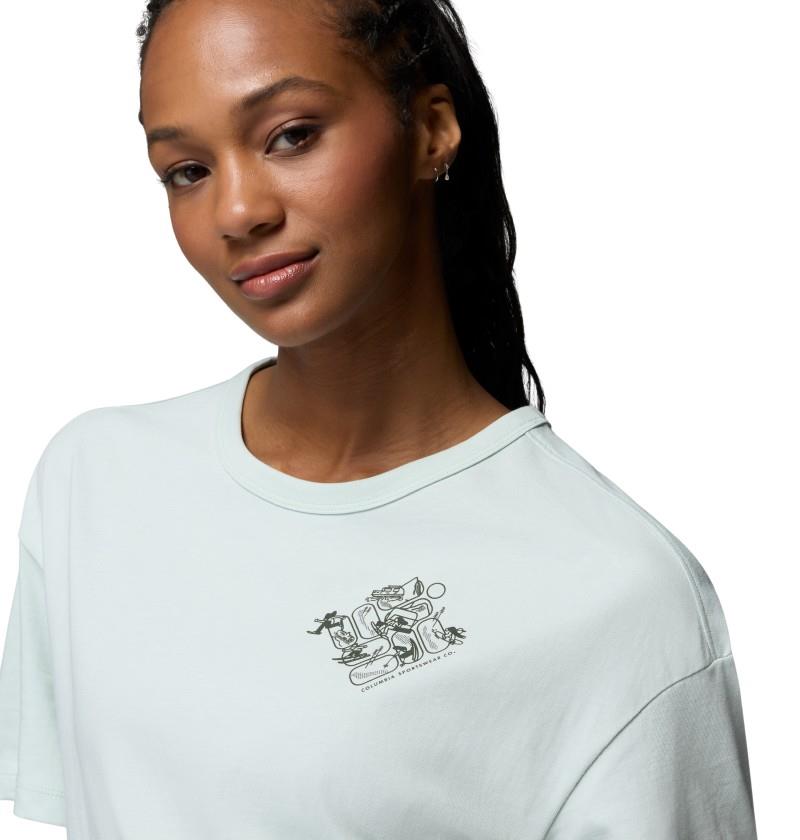 CSC Heavyweight Graphic Tee - Womens - tea light / wintery excitement 1