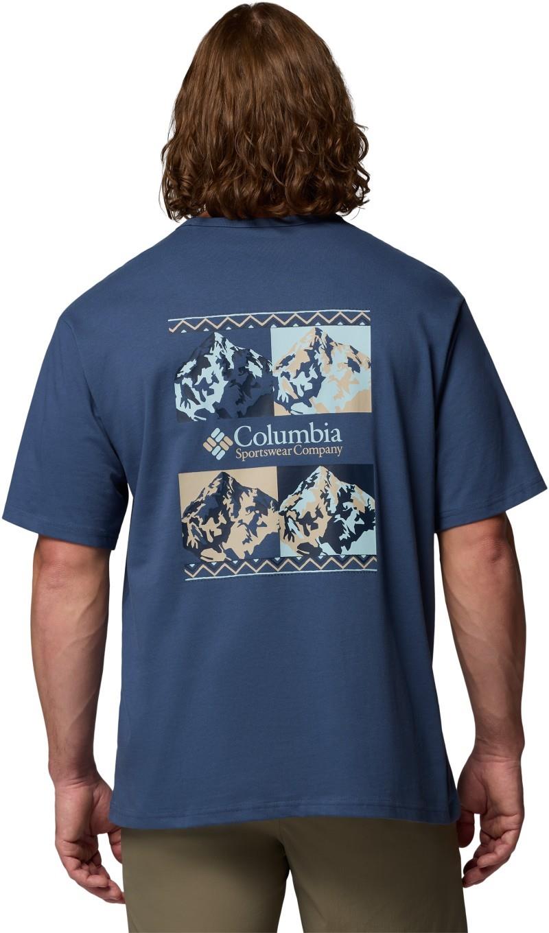CSC Heavyweight Iconic Tee - Mens - dark mountain / repeated peaks 1