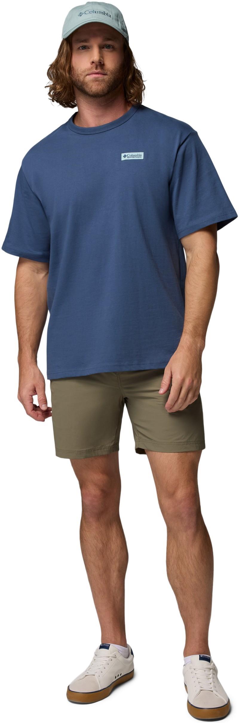 CSC Heavyweight Iconic Tee - Mens - dark mountain / repeated peaks 1