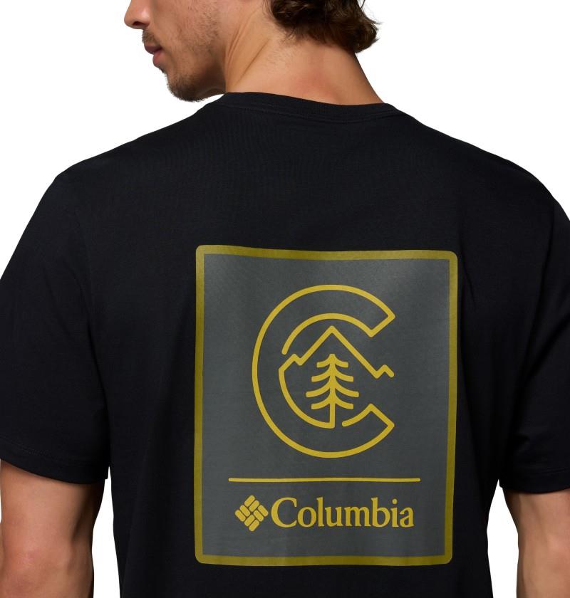 CSC Logo Back Tee - Mens - black / linework badge 1