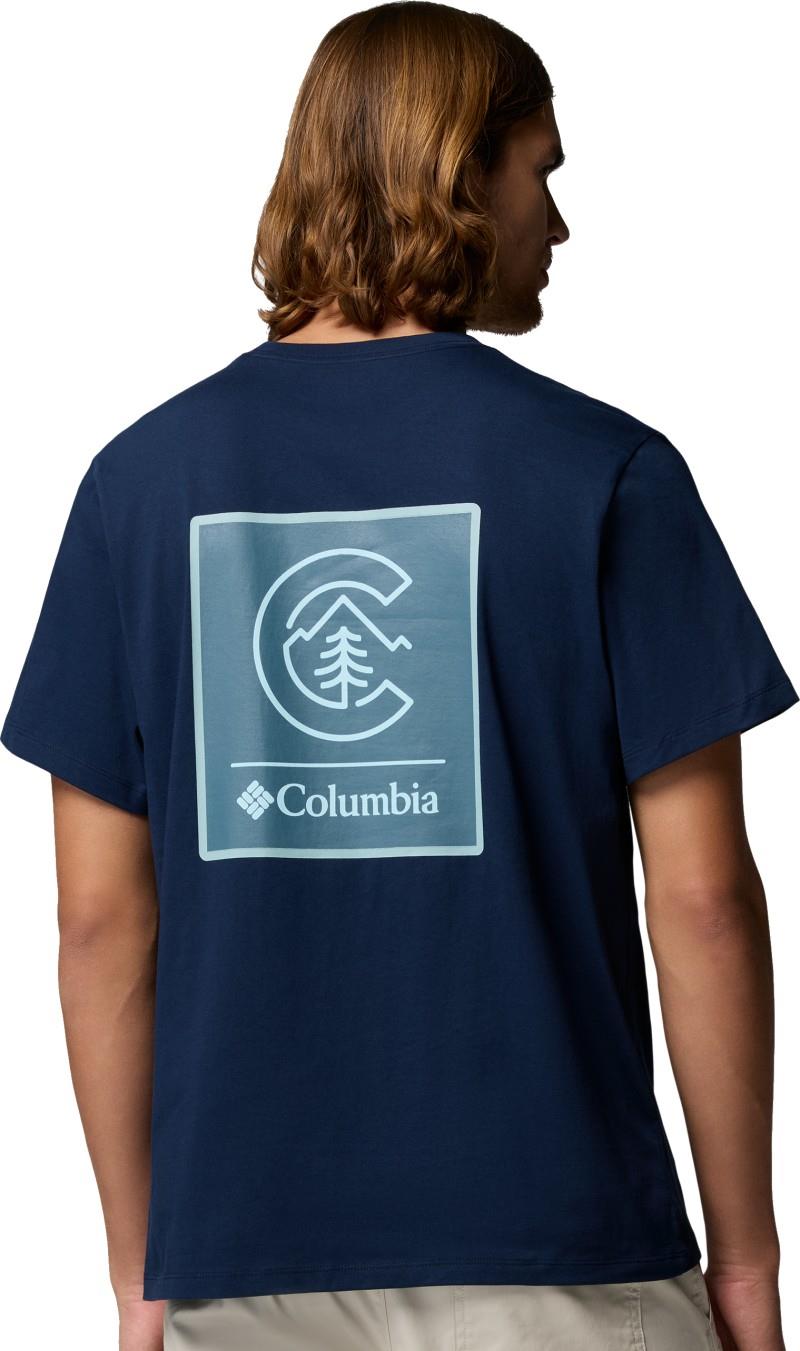 CSC Logo Back Tee - Mens - collegiate navy / linework badge 1
