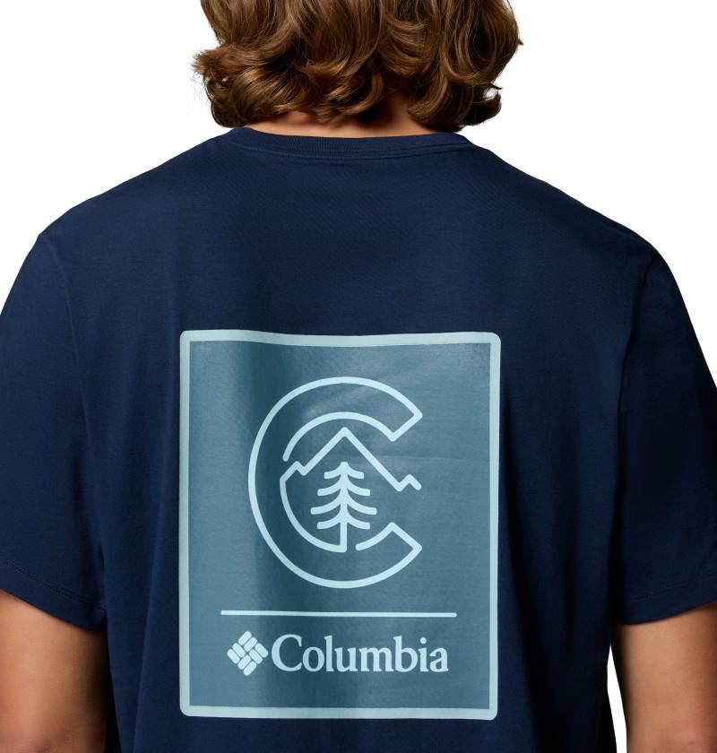 CSC Logo Back Tee - Mens - collegiate navy / linework badge 1