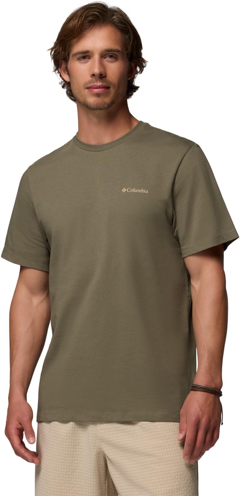 CSC Logo Back Tee - Mens - stone green / linework badge 1