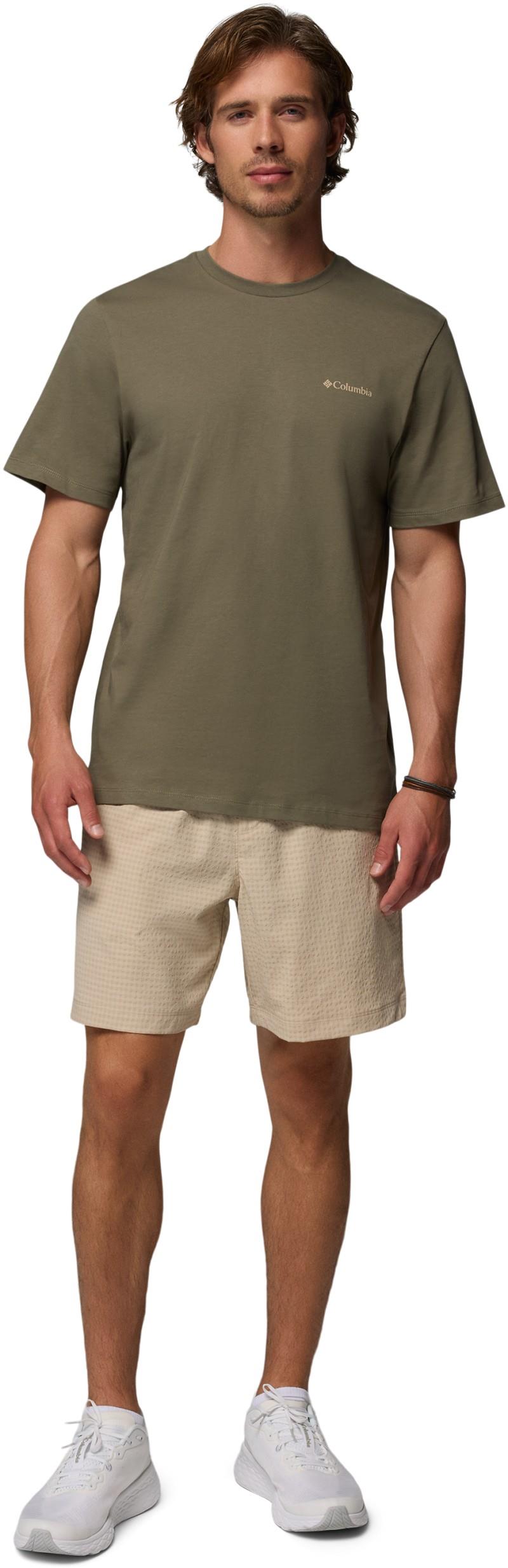 CSC Logo Back Tee - Mens - stone green / linework badge 1