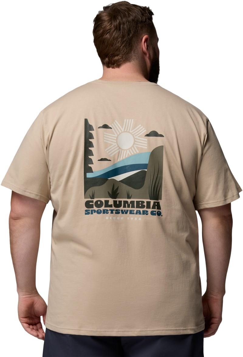 CSC Outdoor Back Graphic Tee, Extended - Mens - ancient fossil / shining sandscape 1