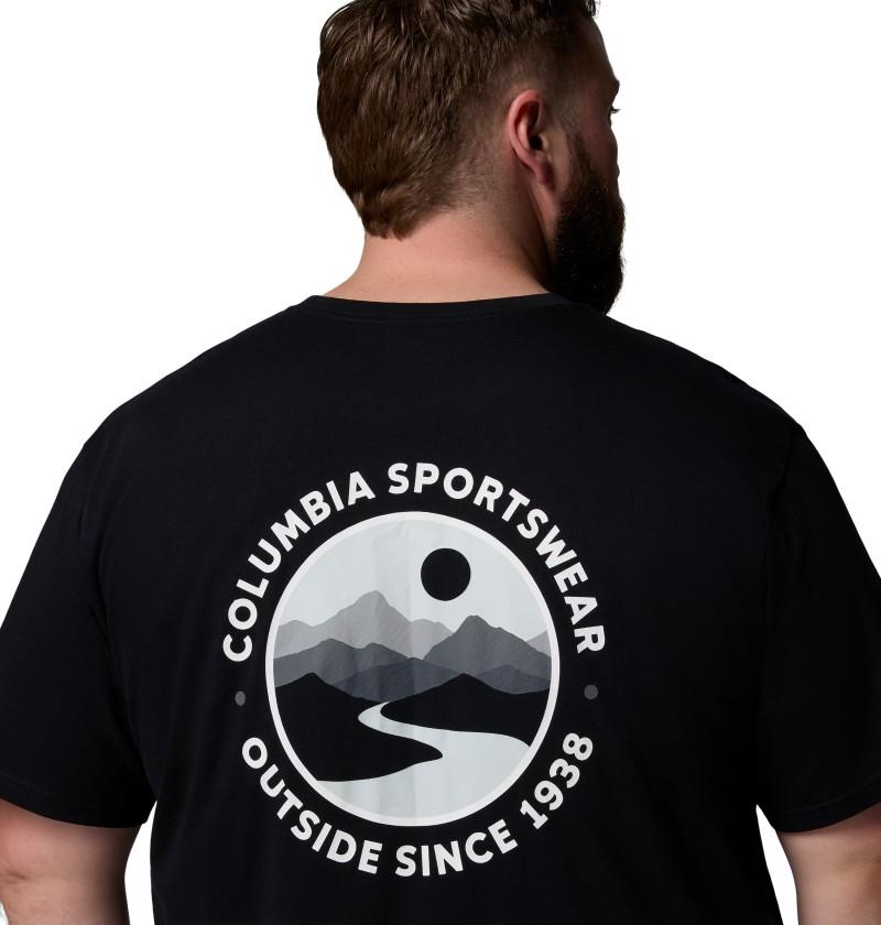 CSC Outdoor Back Graphic Tee, Extended - Mens - black / scoped view 1