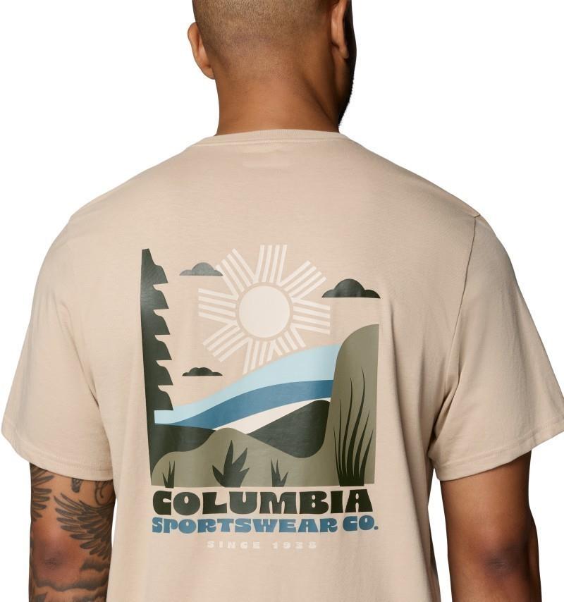CSC Outdoor Back Graphic Tee, Tall - Mens - ancient fossil / shining sandscape 1