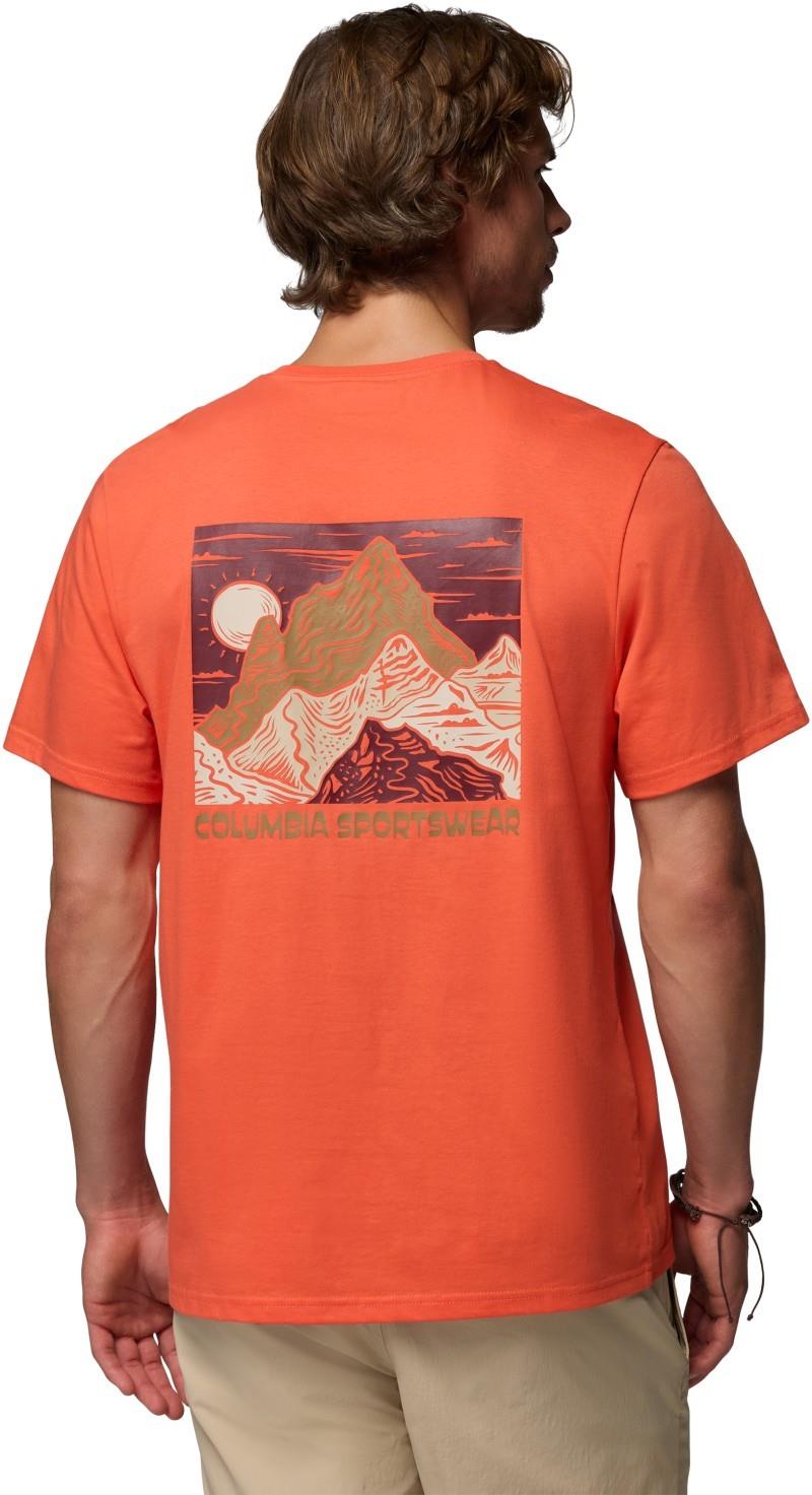 CSC Outdoor Back Graphic Tee, Tall - Mens - zing / sunscape 1