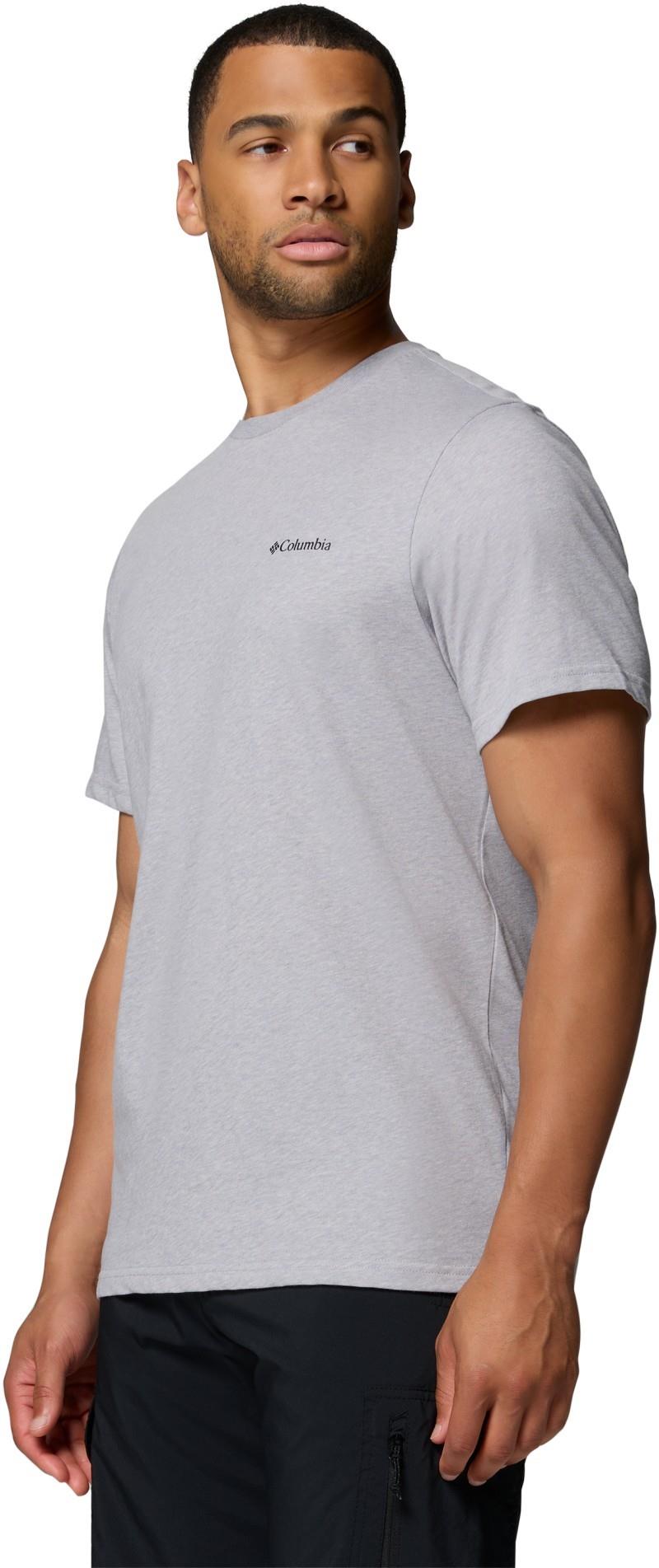 CSC Outdoor Back Graphic Tee - Mens - columbia grey heather / shining sandscape 1