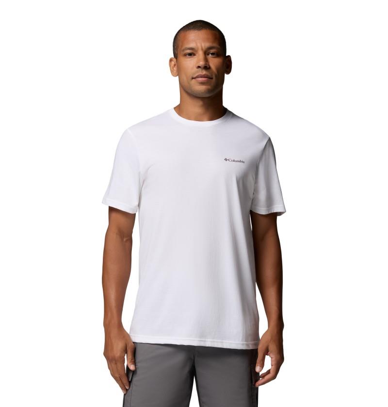 CSC Outdoor Back Graphic Tee - Mens - white / scoped view 1