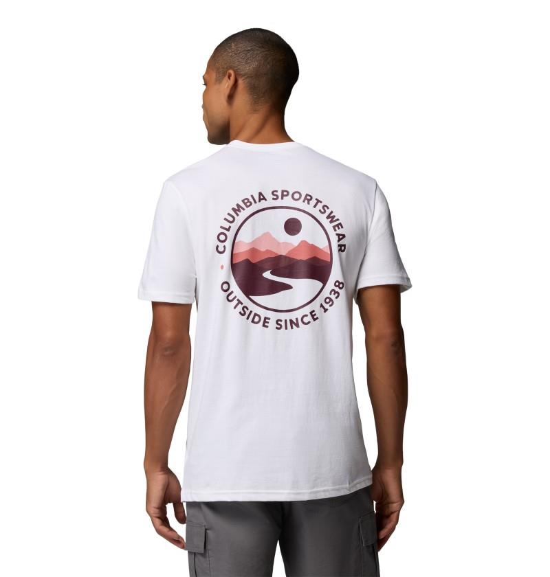 CSC Outdoor Back Graphic Tee - Mens - white / scoped view 1