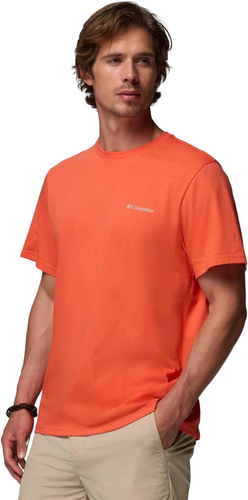 CSC Outdoor Back Graphic Tee - Mens - zing / sunscape 1