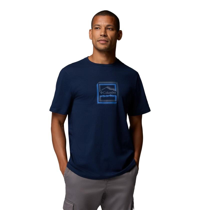 CSC Seasonal Graphic Tee - Mens - collegiate navy / illuminated brand 1