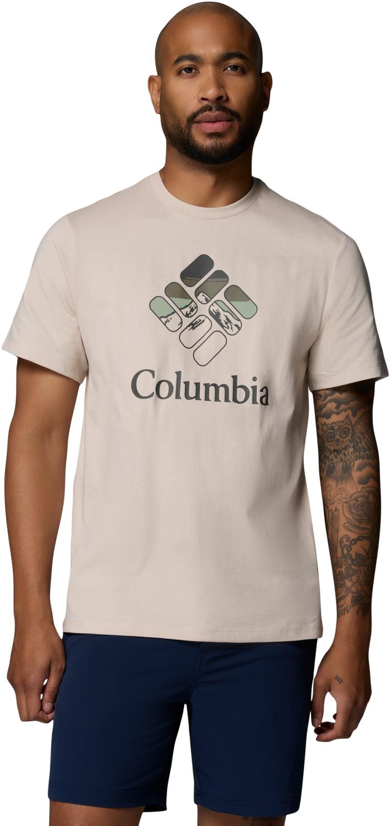 CSC Seasonal Graphic Tee - Mens - dark stone / heavenly stacked gem 1