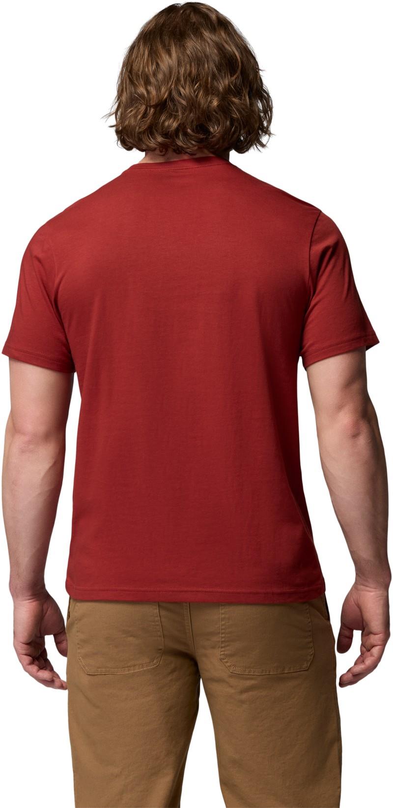 CSC Seasonal Graphic Tee - Mens - red oxide / hex woodblock badge 1