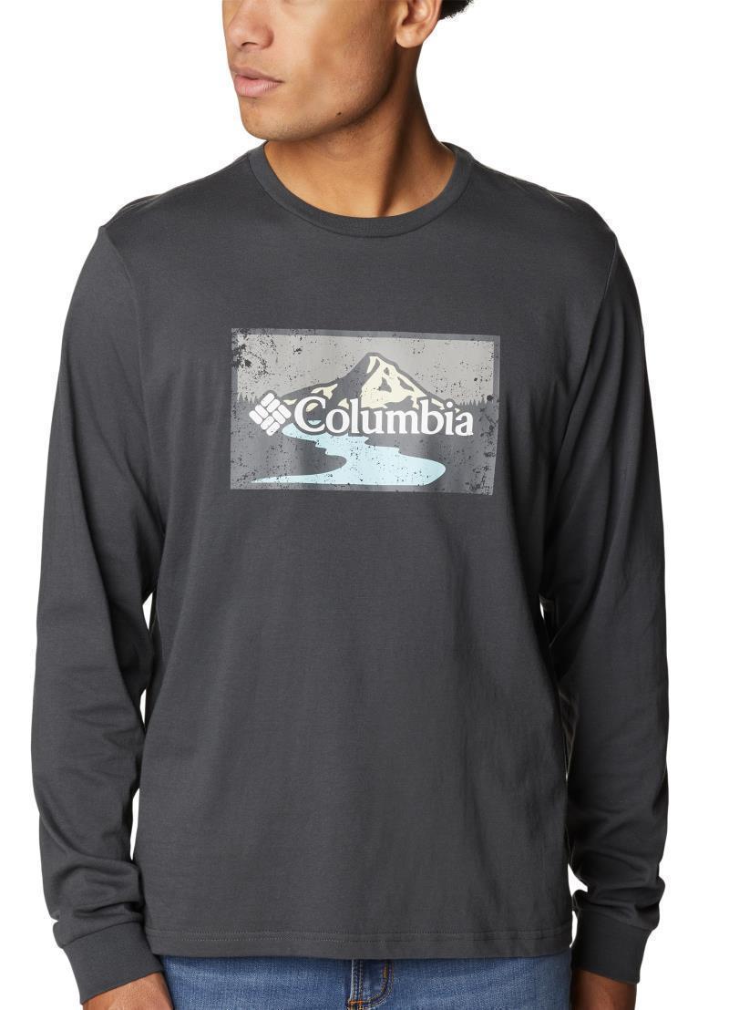 CSC Seasonal Logo LS Tee - Tall - Mens - Shark / Peak to River 1