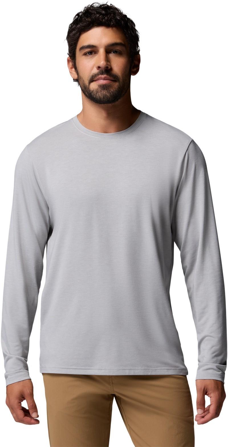 CSC Soft Stretch LS Tee, Extended - Mens - columbia grey / heather 1