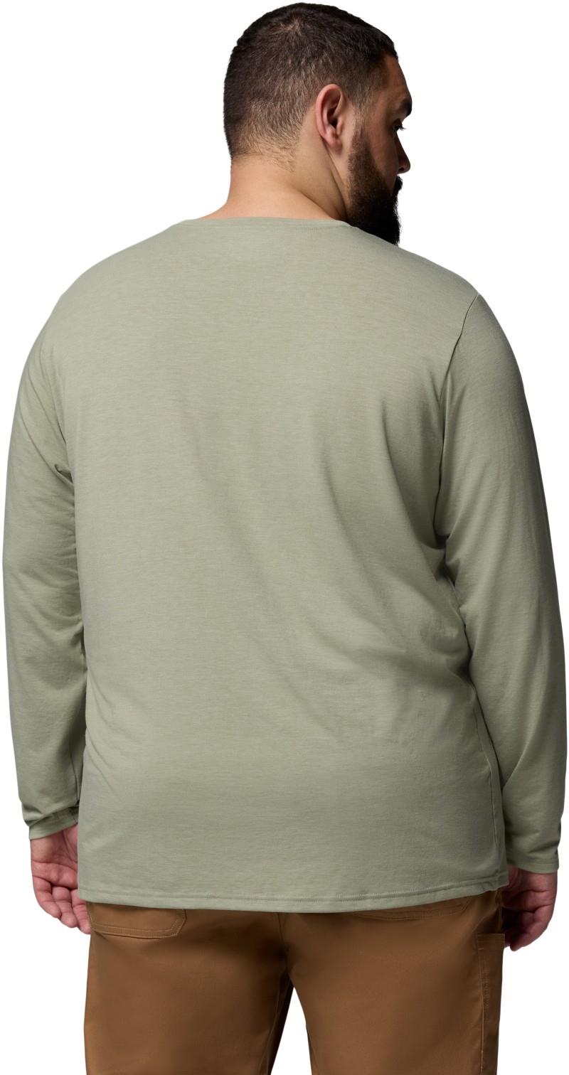 CSC Soft Stretch LS Tee, Extended - Mens - safari / heather 1
