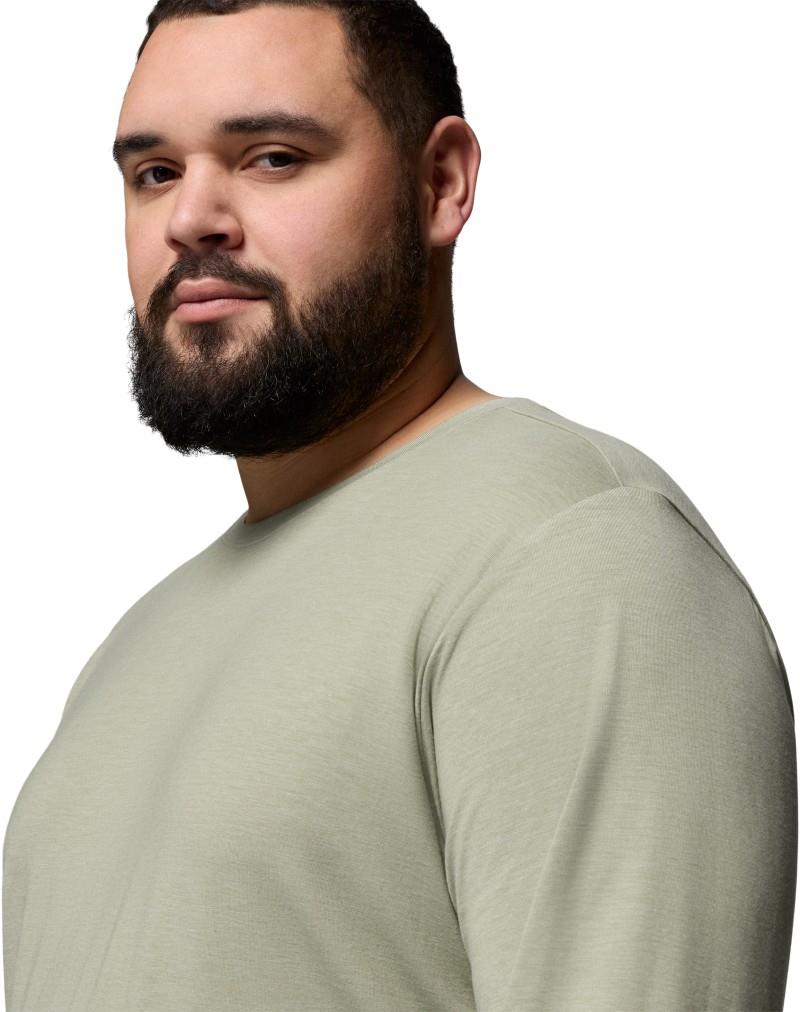 CSC Soft Stretch LS Tee, Extended - Mens - safari / heather 1