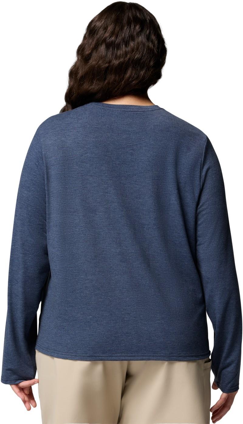 CSC Soft Stretch LS Tee, Extended - Womens - collegiate navy heather 1