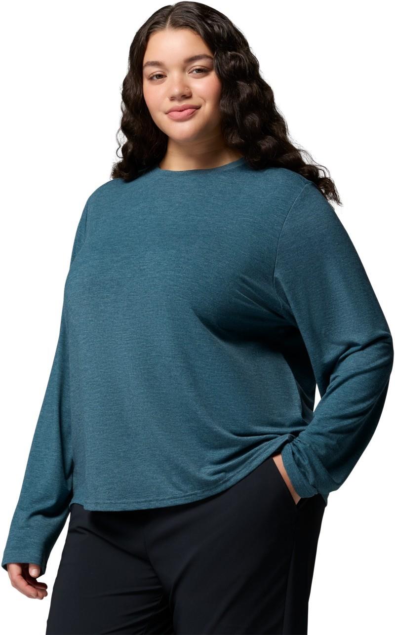 CSC Soft Stretch LS Tee, Extended - Womens - everblue heather 1