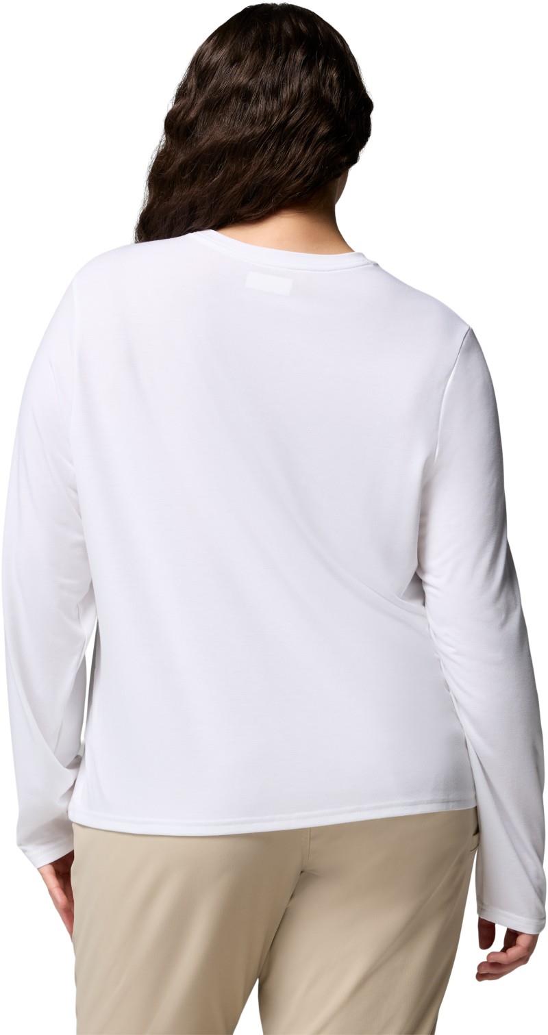 CSC Soft Stretch LS Tee, Extended - Womens - white 1