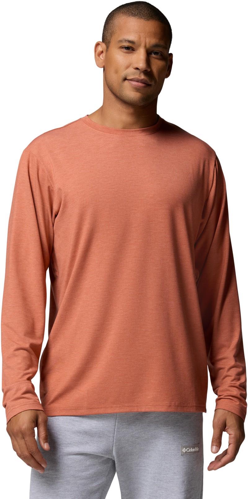 CSC Soft Stretch LS Tee, Tall - Mens - teak brown heather 1