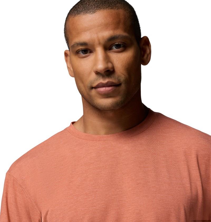 CSC Soft Stretch LS Tee, Tall - Mens - teak brown heather 1