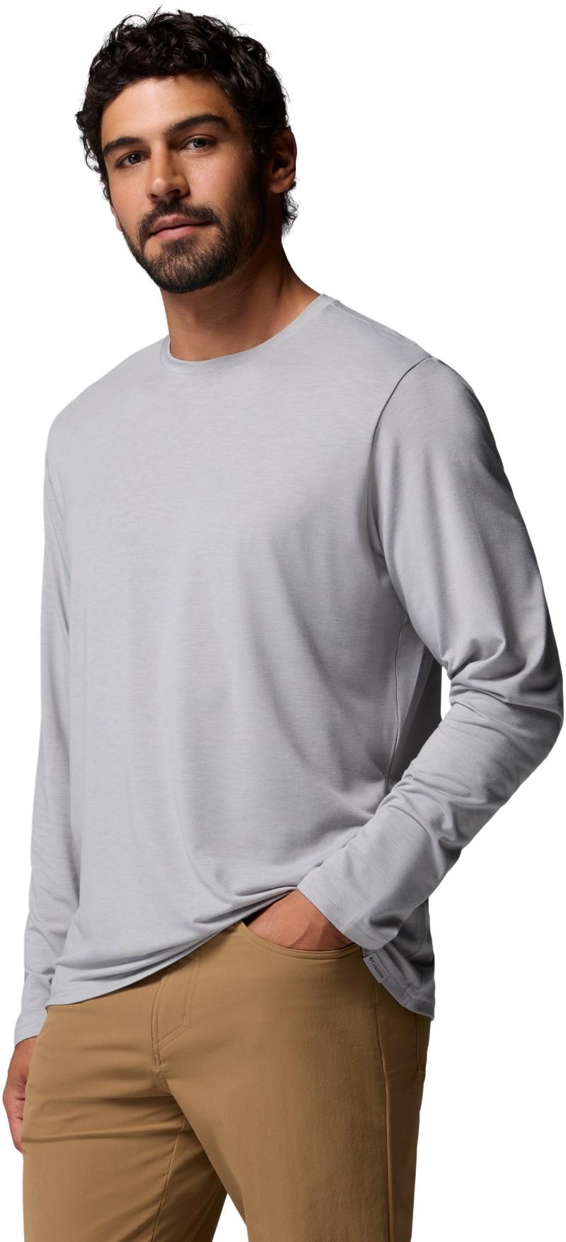 CSC Soft Stretch LS Tee - Mens - columbia grey / heather 1