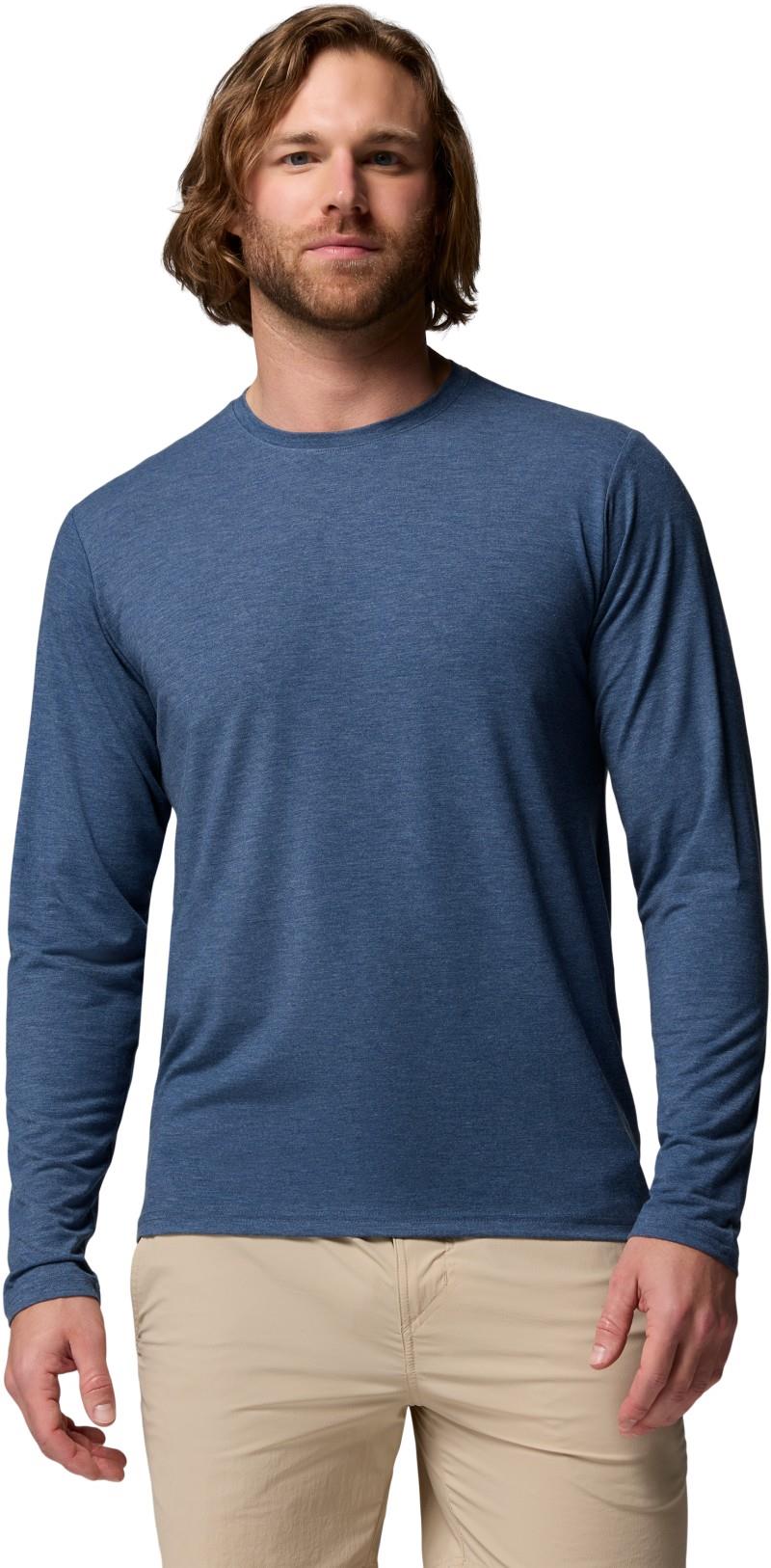 CSC Soft Stretch LS Tee - Mens - dark mountain / heather 1