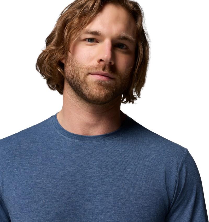 CSC Soft Stretch LS Tee - Mens - dark mountain / heather 1