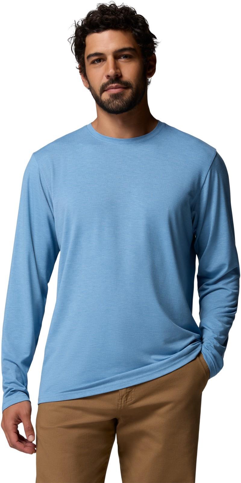 CSC Soft Stretch LS Tee - Mens - rainy day heather 1