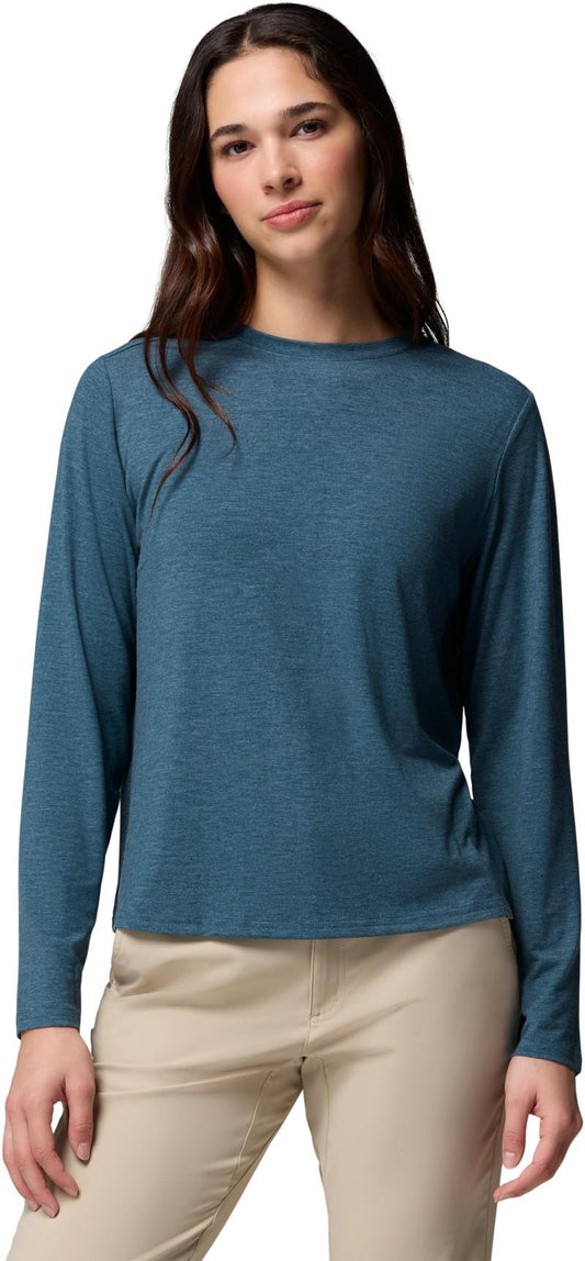CSC Soft Stretch LS Tee - Womens - everblue heather 1