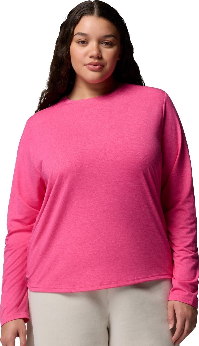 CSC Soft Stretch LS Tee - Womens - nico heather 1