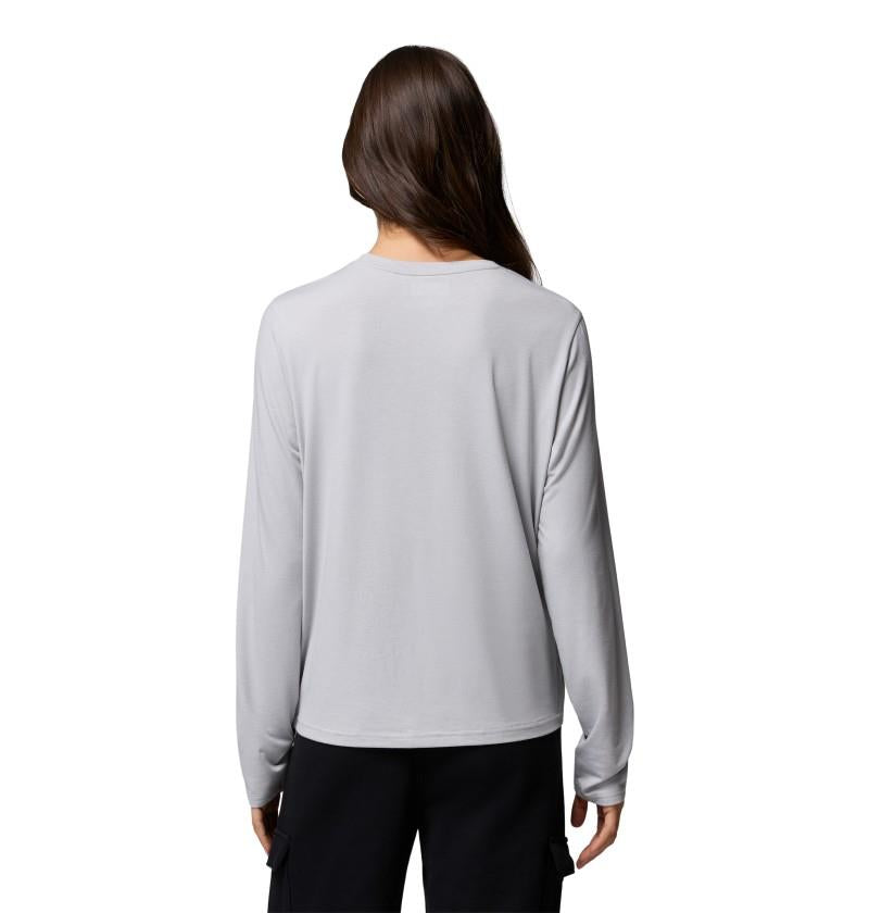 CSC Soft Stretch LS Tee - Womens - smokey haze heather 1