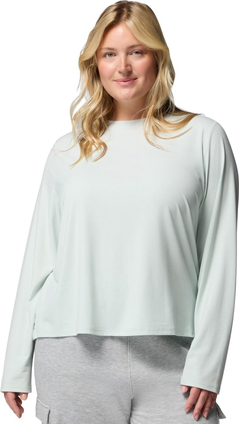 CSC Soft Stretch LS Tee - Womens - tea light heather 1